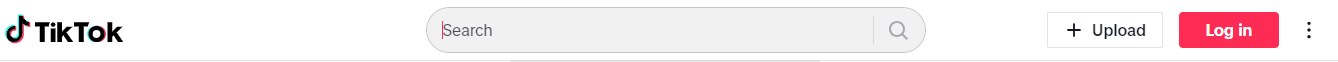 search bar on TikTok