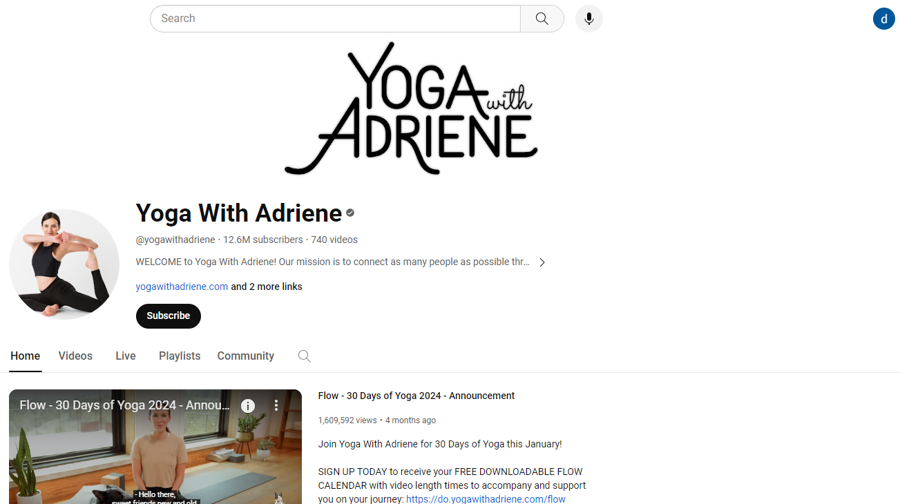 Yoga With Adriene