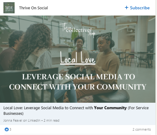 LinkedIn carousel for community building