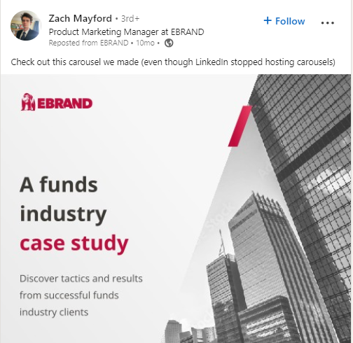 LinkedIn Carousel