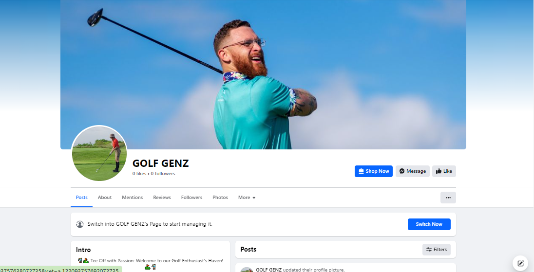 Complete Facebook profile