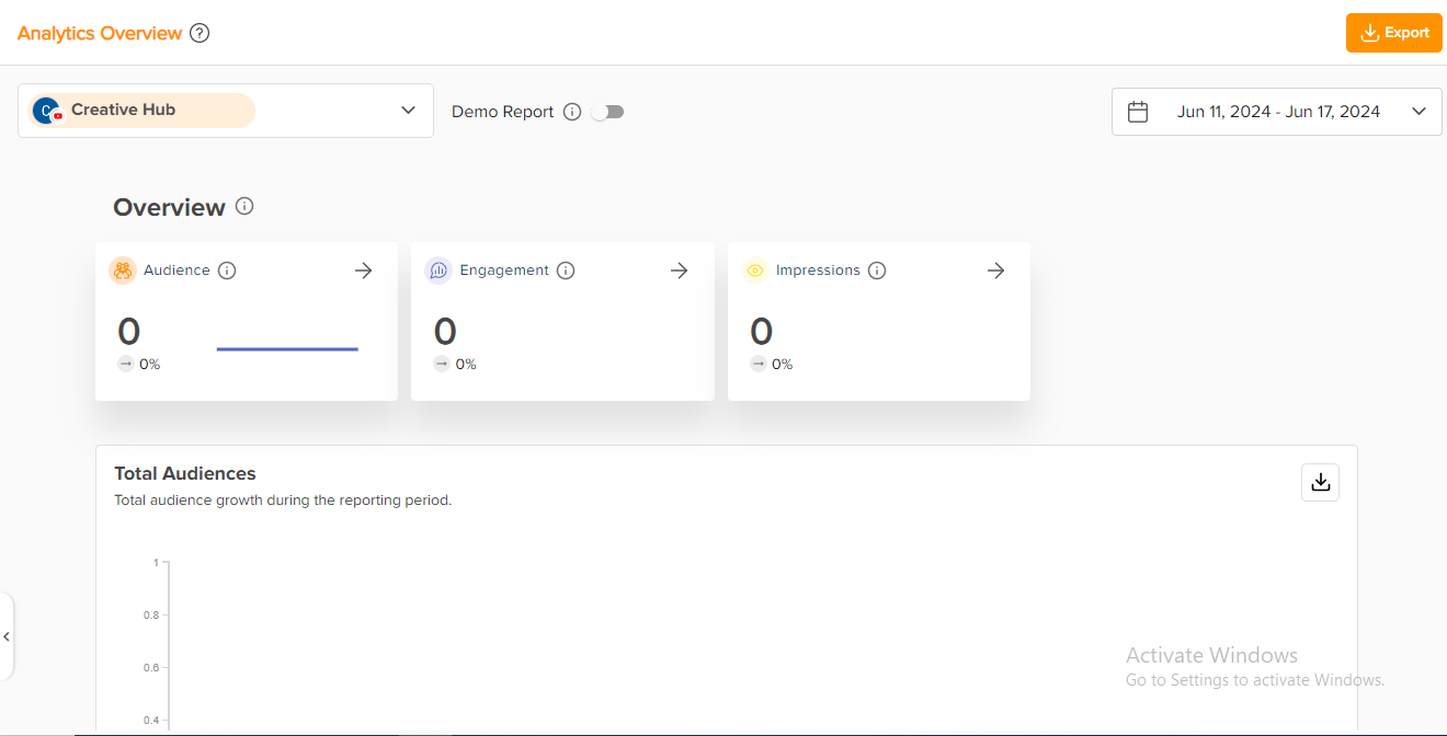 social champ dashboard