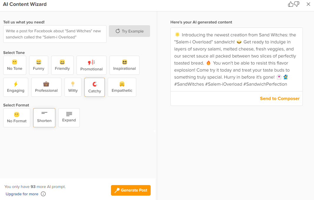 Content Curation With Social Champ’s AI Content Wizard