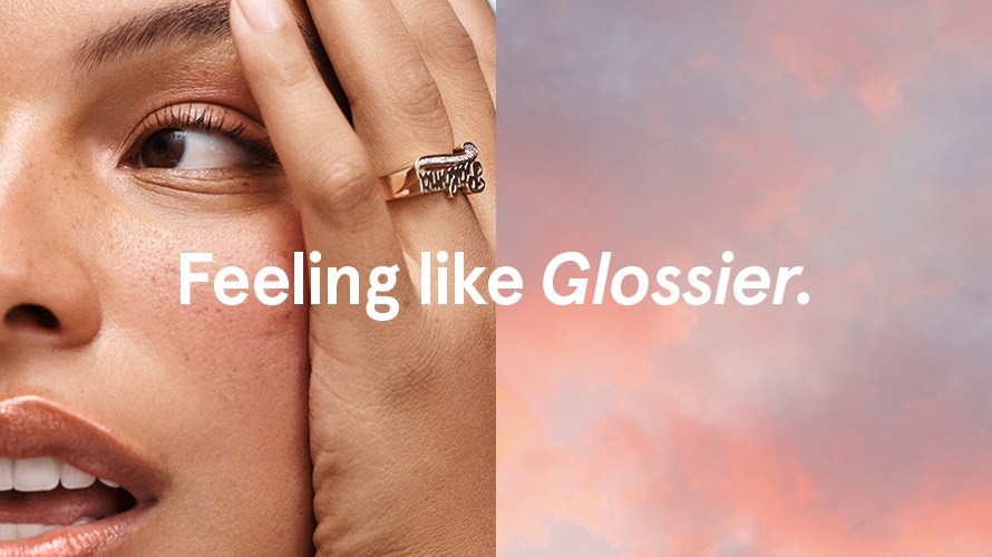 an ad from influencer marketing campaign by Glossier