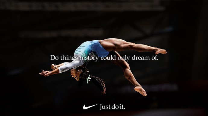 an ad from influencer marketing campaign by Nike