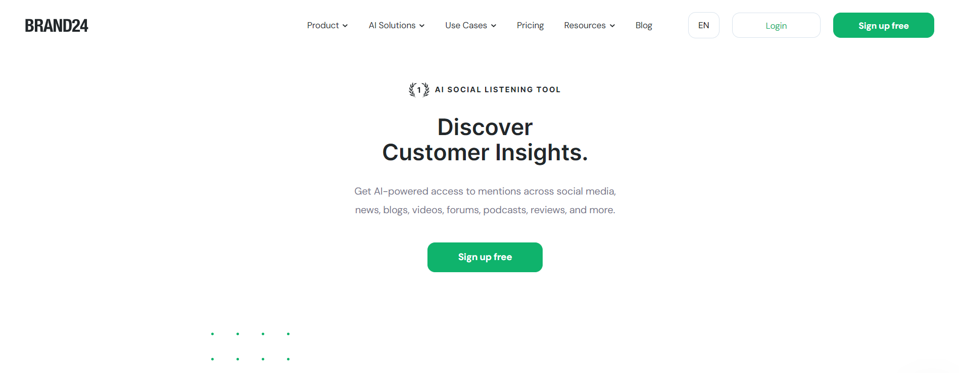 Customer insights with Brand24