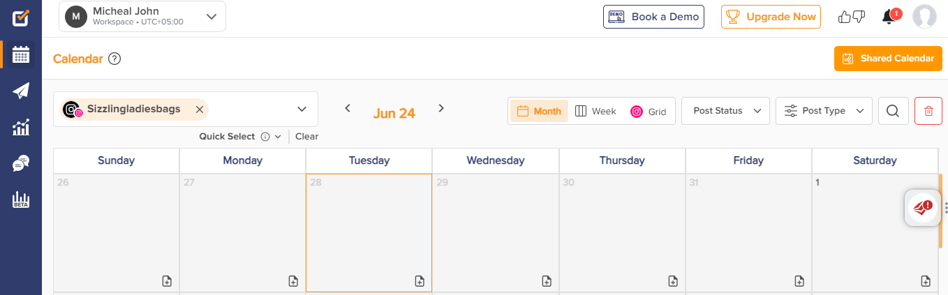 Establish your content calendar