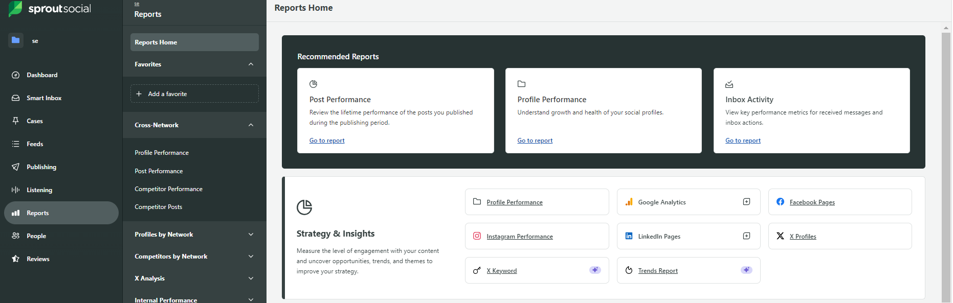 Sprout Social's Analytics