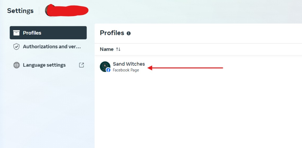 Step 5- Select profile