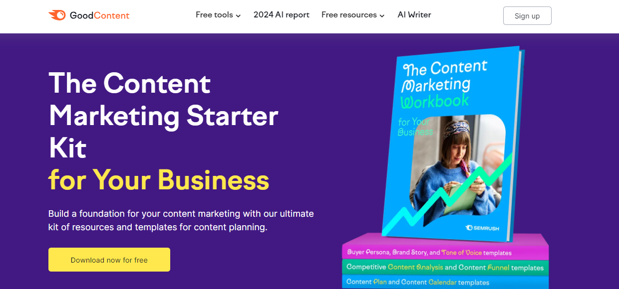 A content marketing starter kit ebook by Good Content