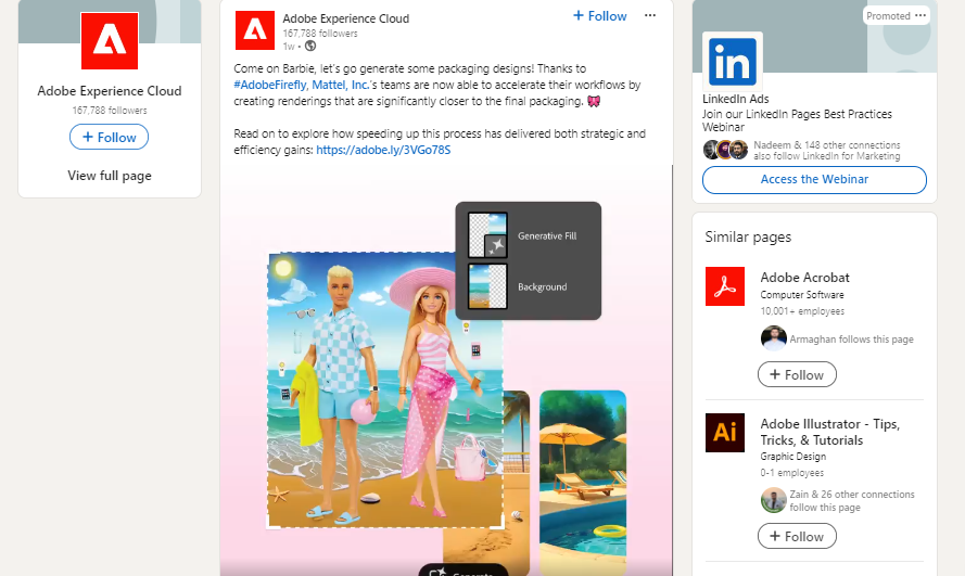 A post by Adobe Experience Cloud on LinkedIn