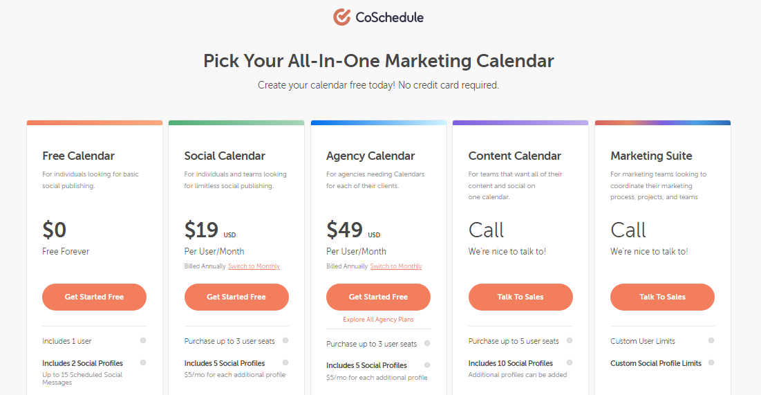 Coschedule’s Pricing