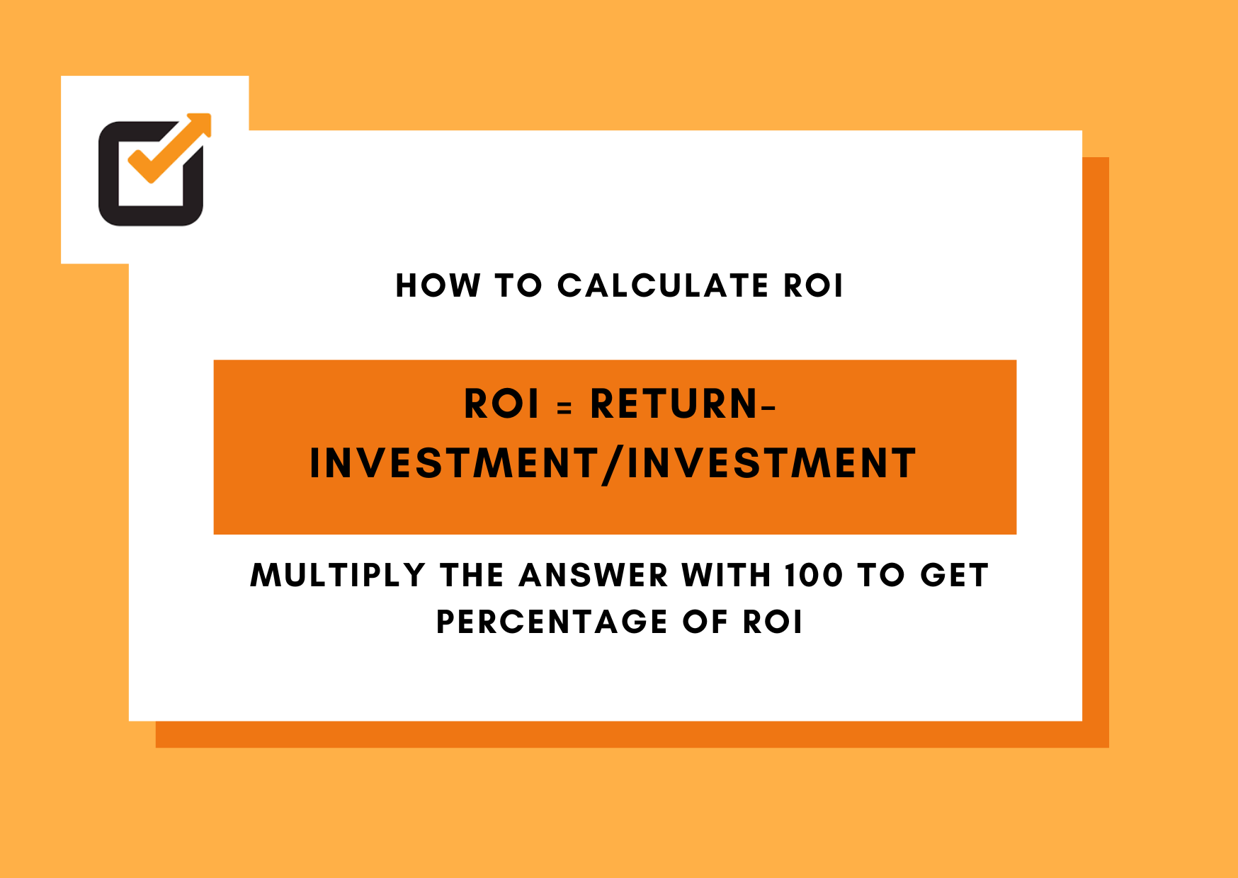 How to calculate ROI