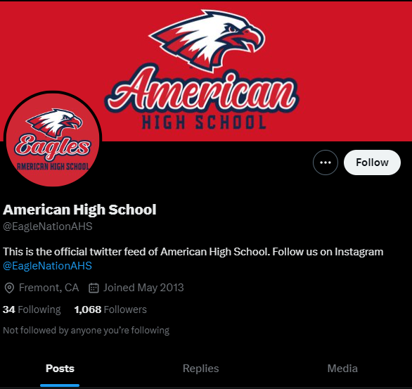 Snapshot of American High School on X