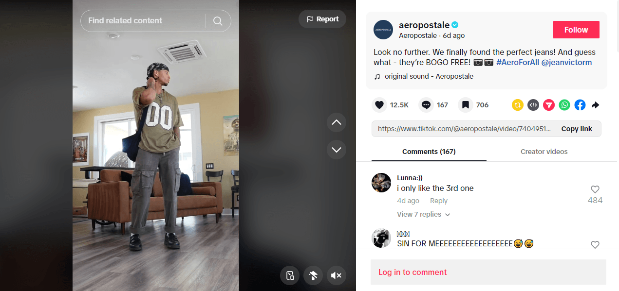 Collaboration with the Influencer on TikTok