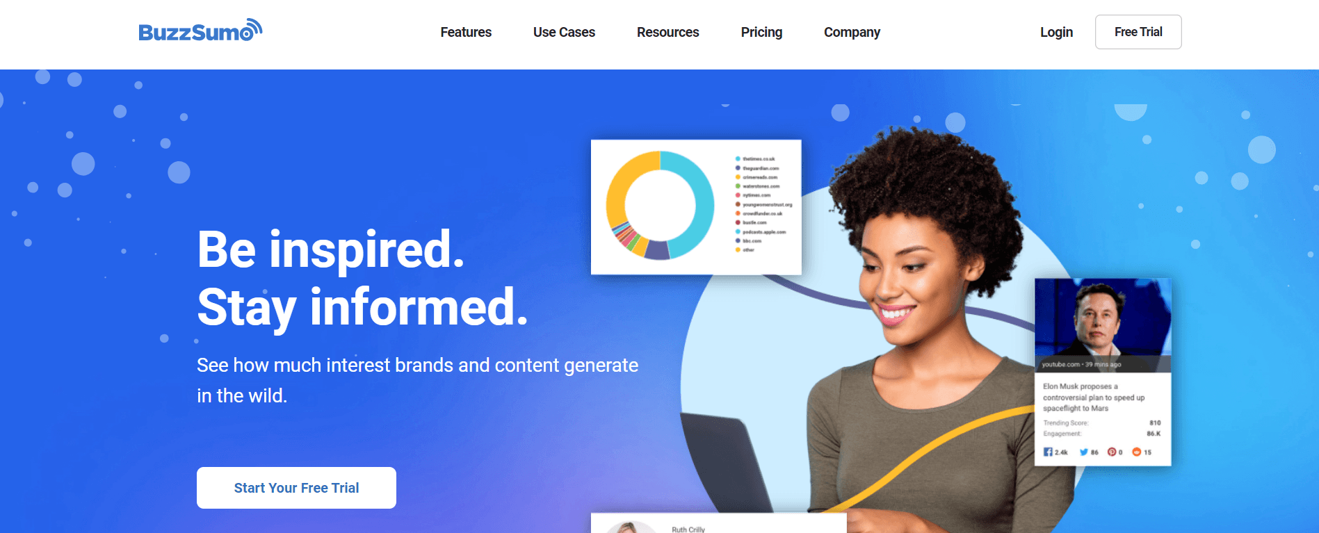 Buzzsumo Landing Page