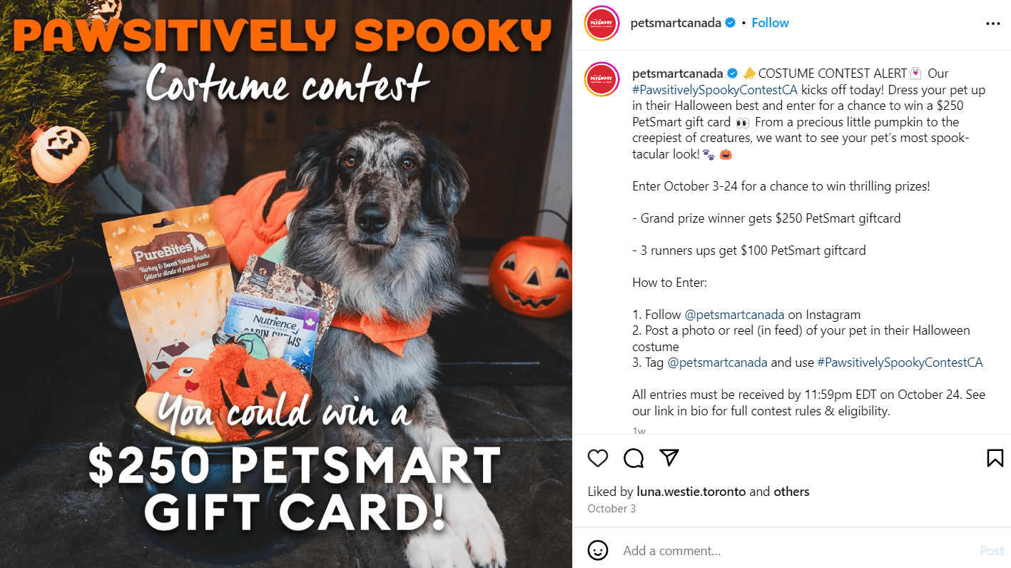 Halloween Contest by Petsmartcanada