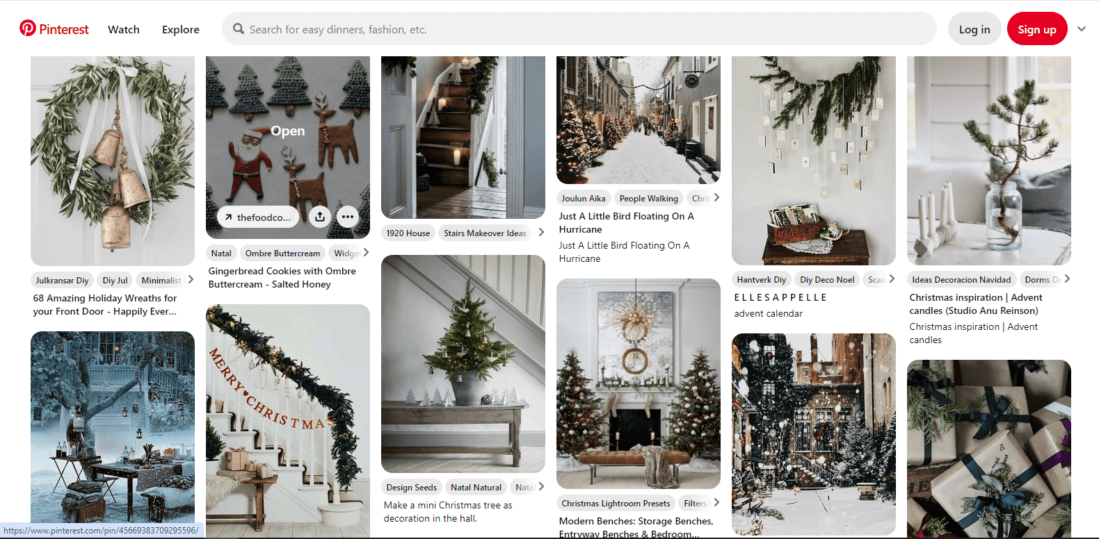 Holiday Theme Inspiration on Pinterest