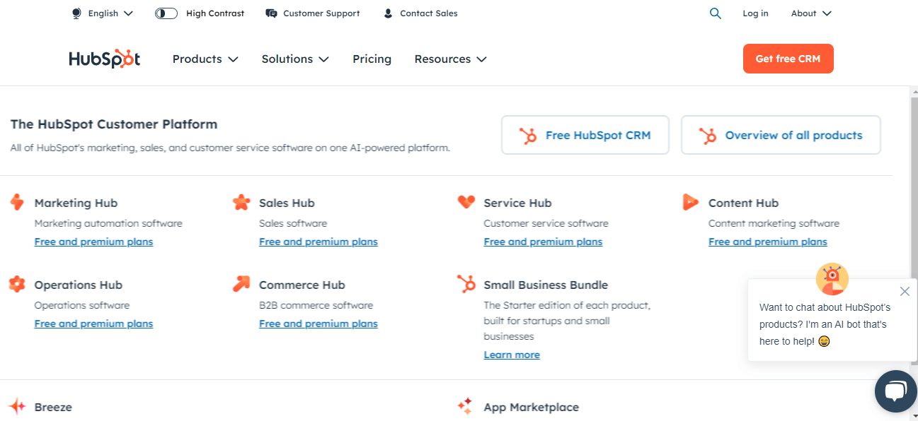 Hubspot Landing Page