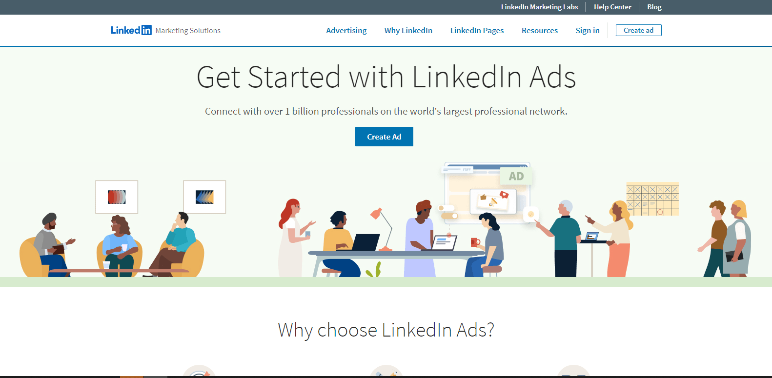 LinkedIn Ads Landing Page