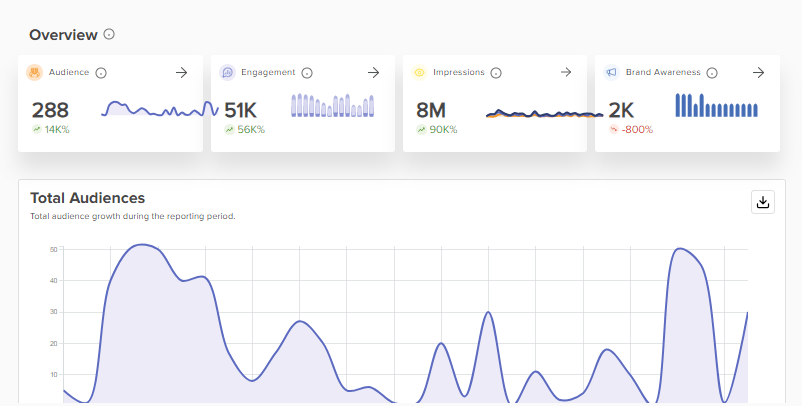 Social Champ Analytics report