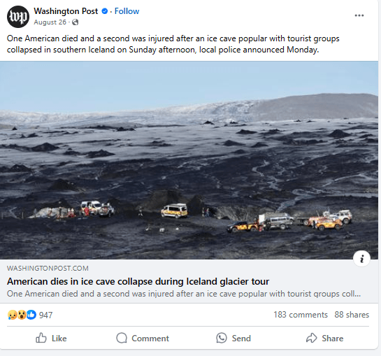 A Boosted Post by Washington Post