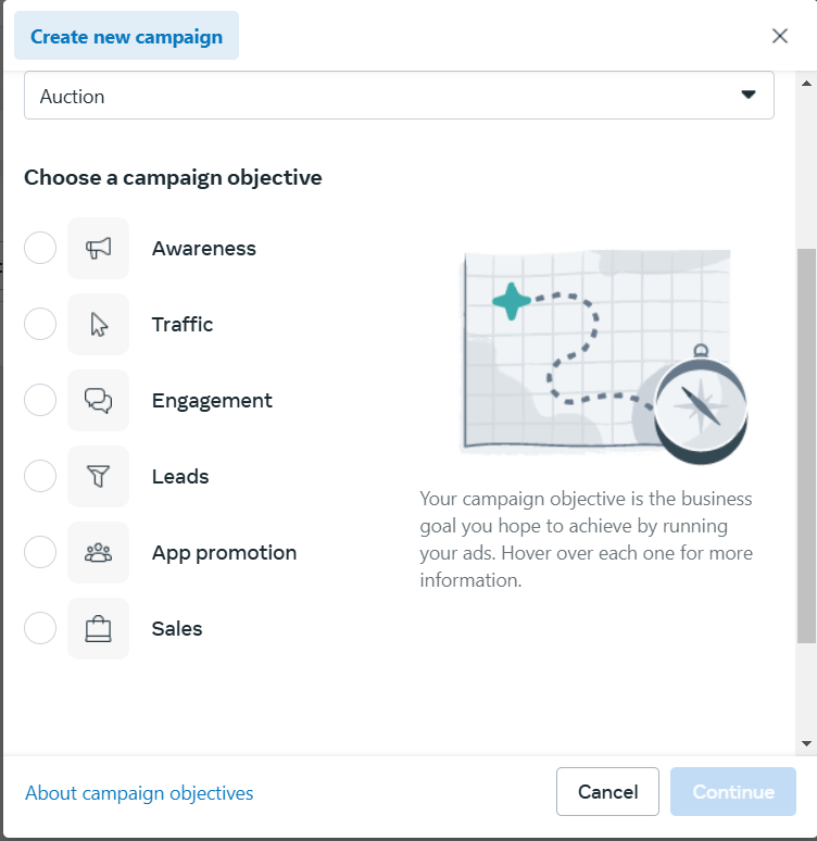 Create a Campain Settings