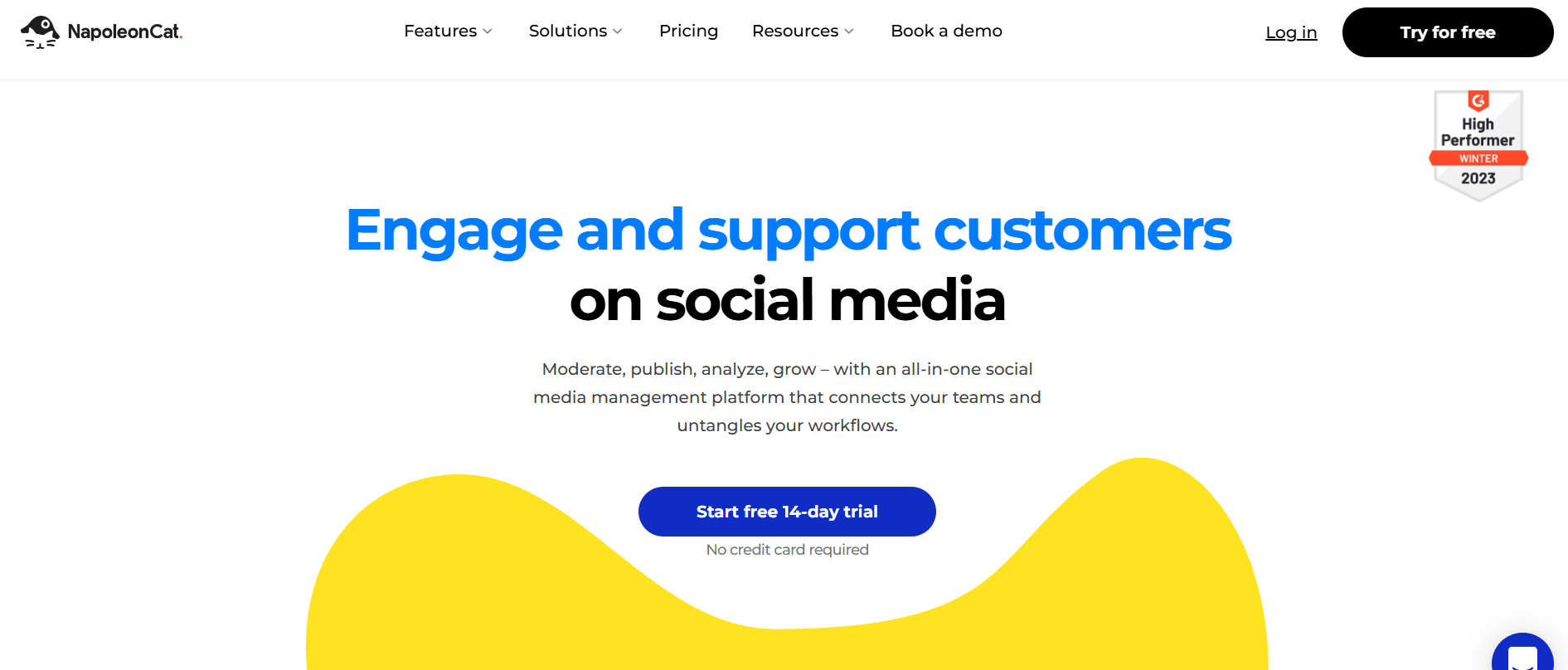 NapoleonCat's Landing Page