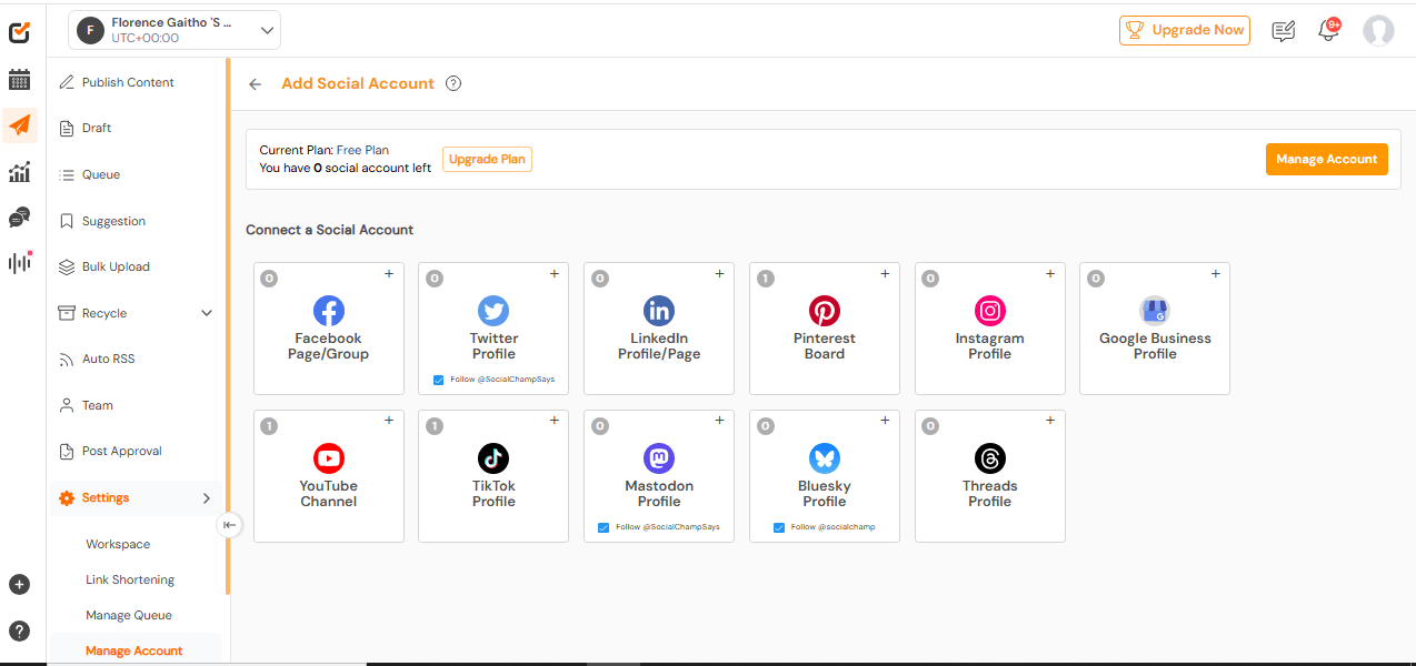 Platforms Compatible With Social Champ