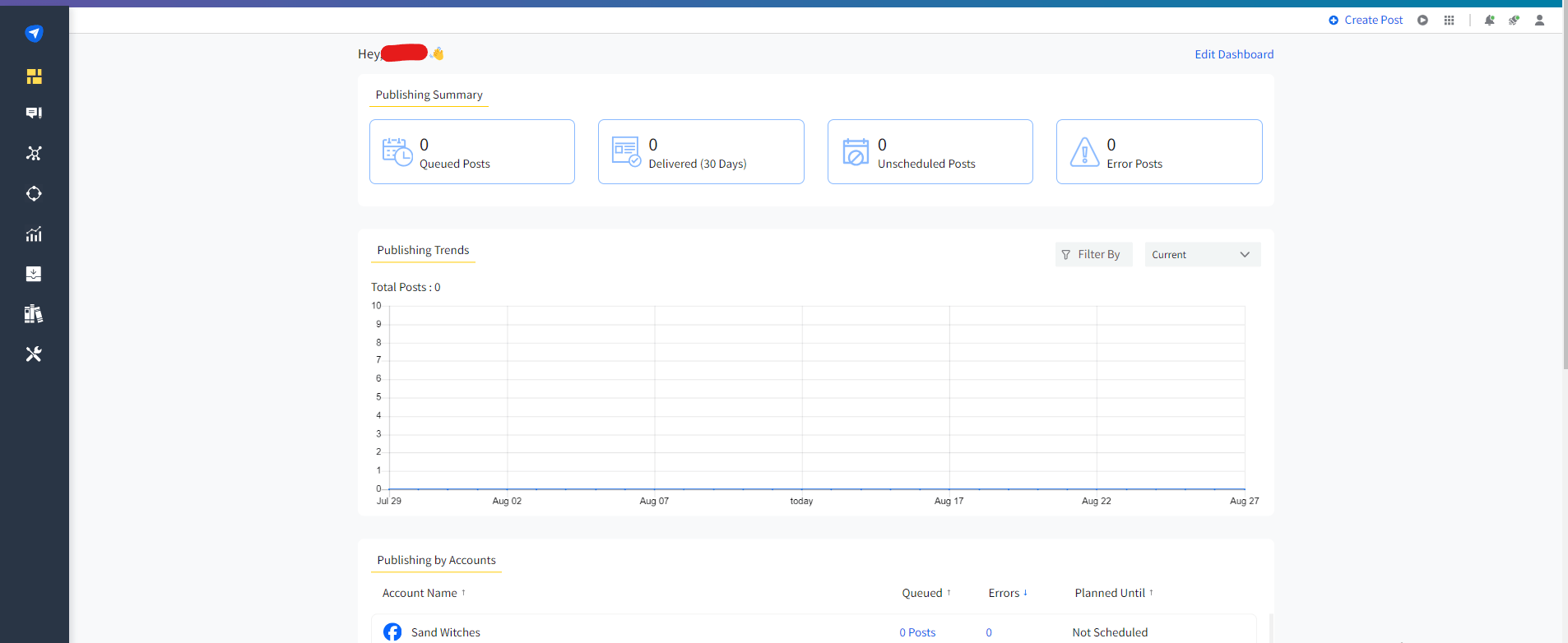 Social Pilot Dashboard