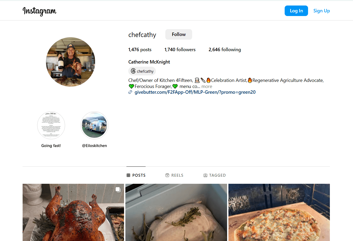 A Screenshot of the Profile of a Nano Influencer (1K-10K followers)