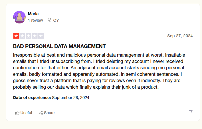 A Review of CoSchedule Concerning Data Security on Trustpilot